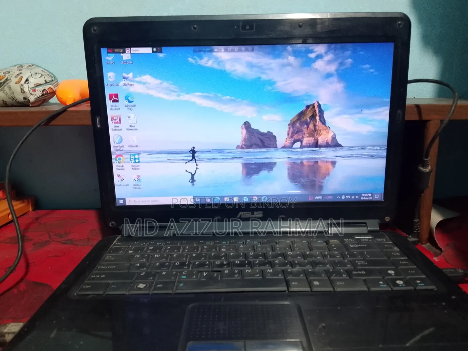 Laptop Asus K40IJ 4GB Intel Core 2 Duo HDD 256GB