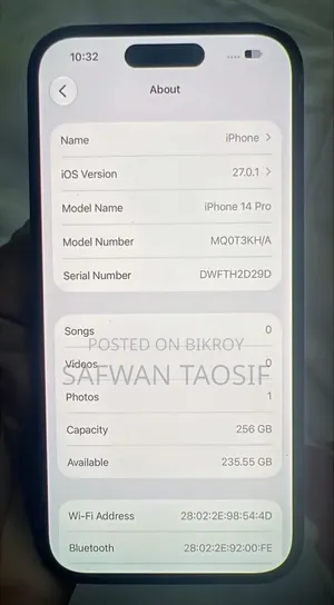 Apple iPhone 14 Pro Max 256 GB Black