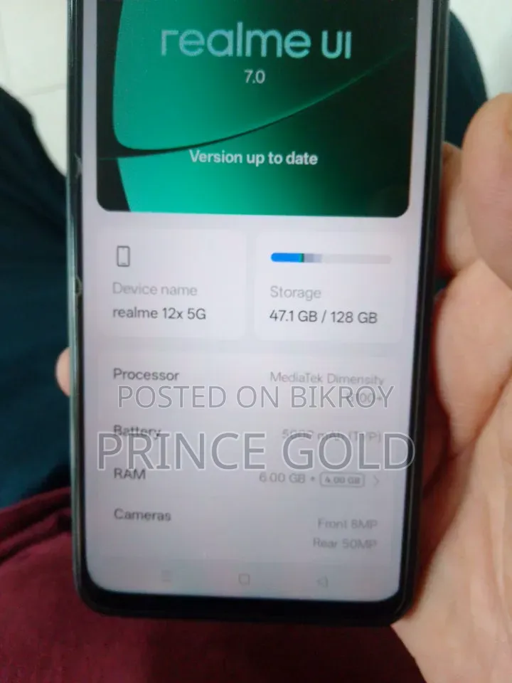 Realme 12 5G 128 GB Silver