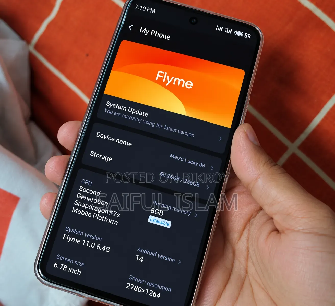 Meizu Lucky 08 256 GB Black
