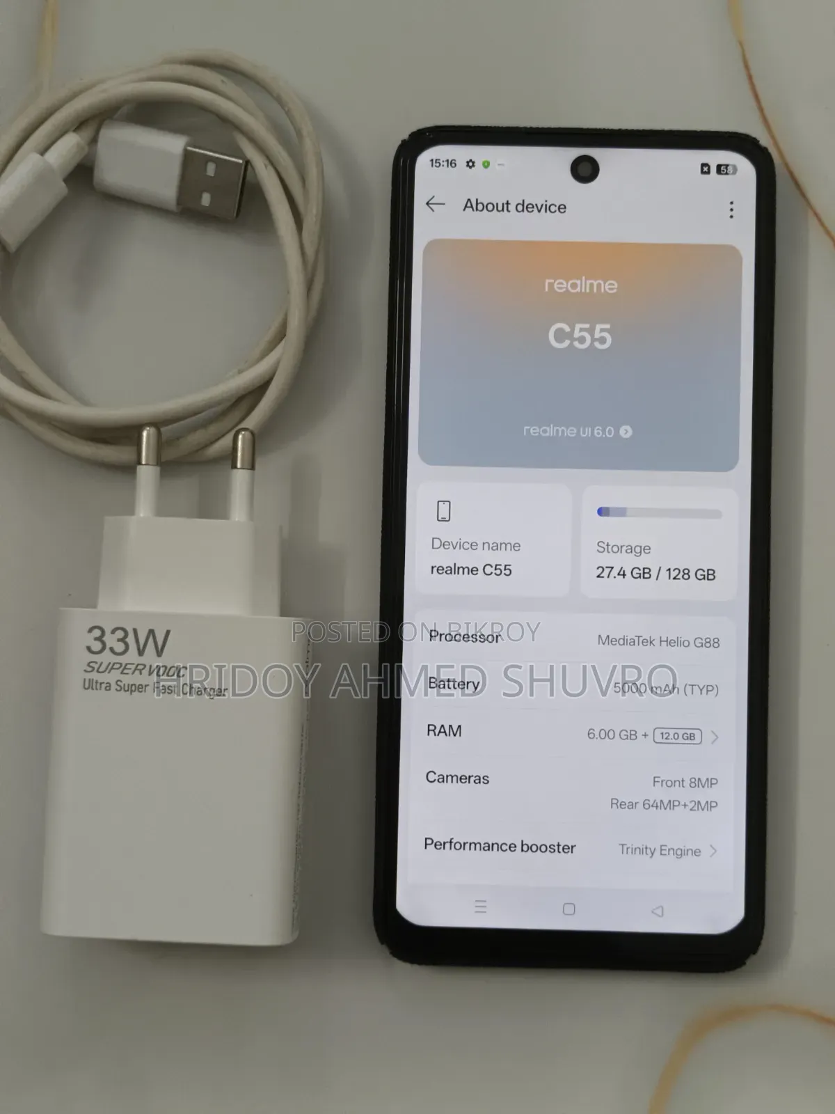Realme C55 128 GB Gold