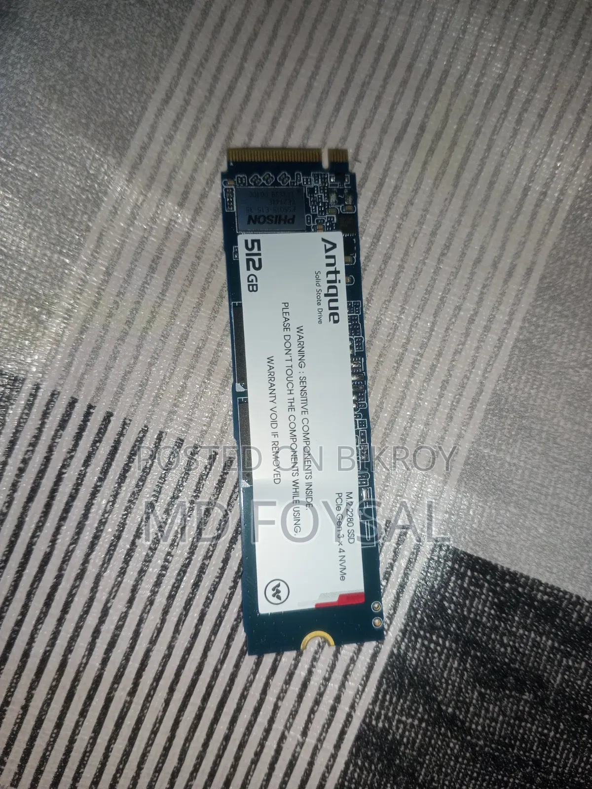 Antique 512GB M.2 Nvme SSD