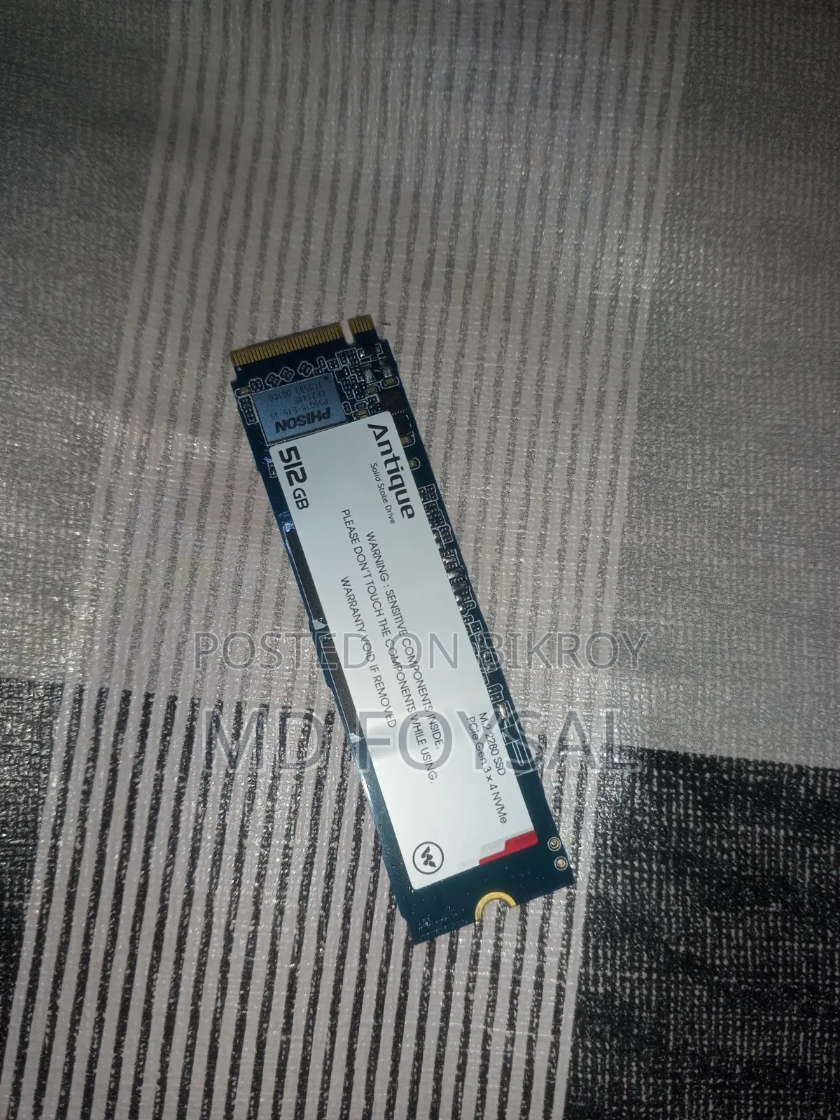 Antique 512GB M.2 Nvme SSD