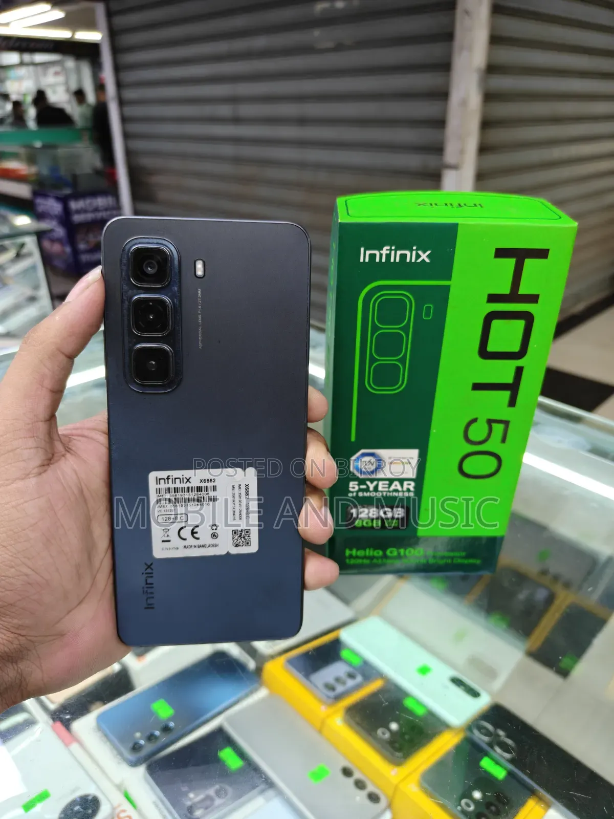 Infinix Hot 50 128 GB Gray