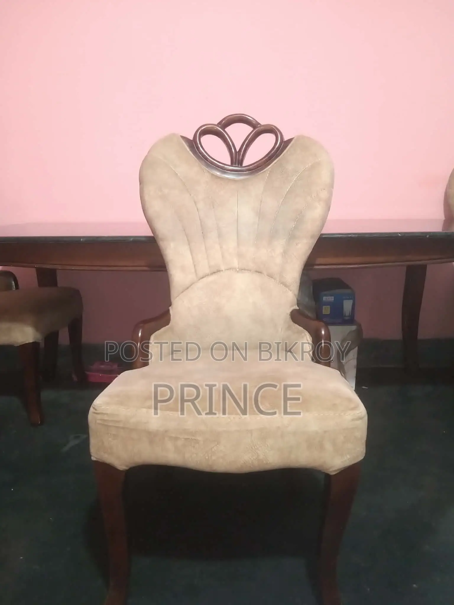 ডাইনিং টেবিল, গ্রানাইট টপ উইথ সিক্স চেয়ারস