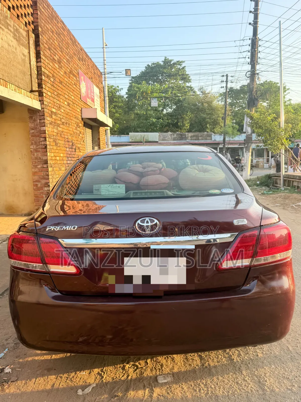 New Toyota Premio 1.5 Front-Wheel Drive 2015 Maroon