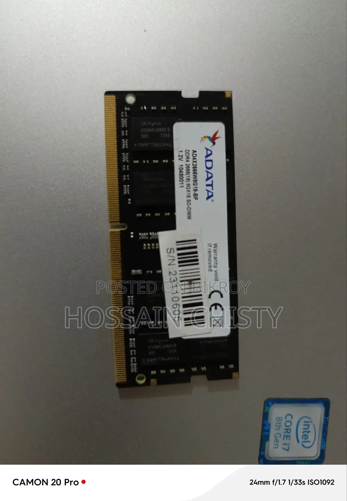 8GB Ddr4 2666m