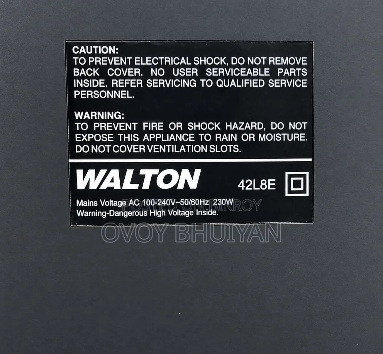 Walton 42 Inch TV