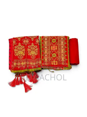 আনস্টিচড কটন ফেব্রিক থ্রি পিস