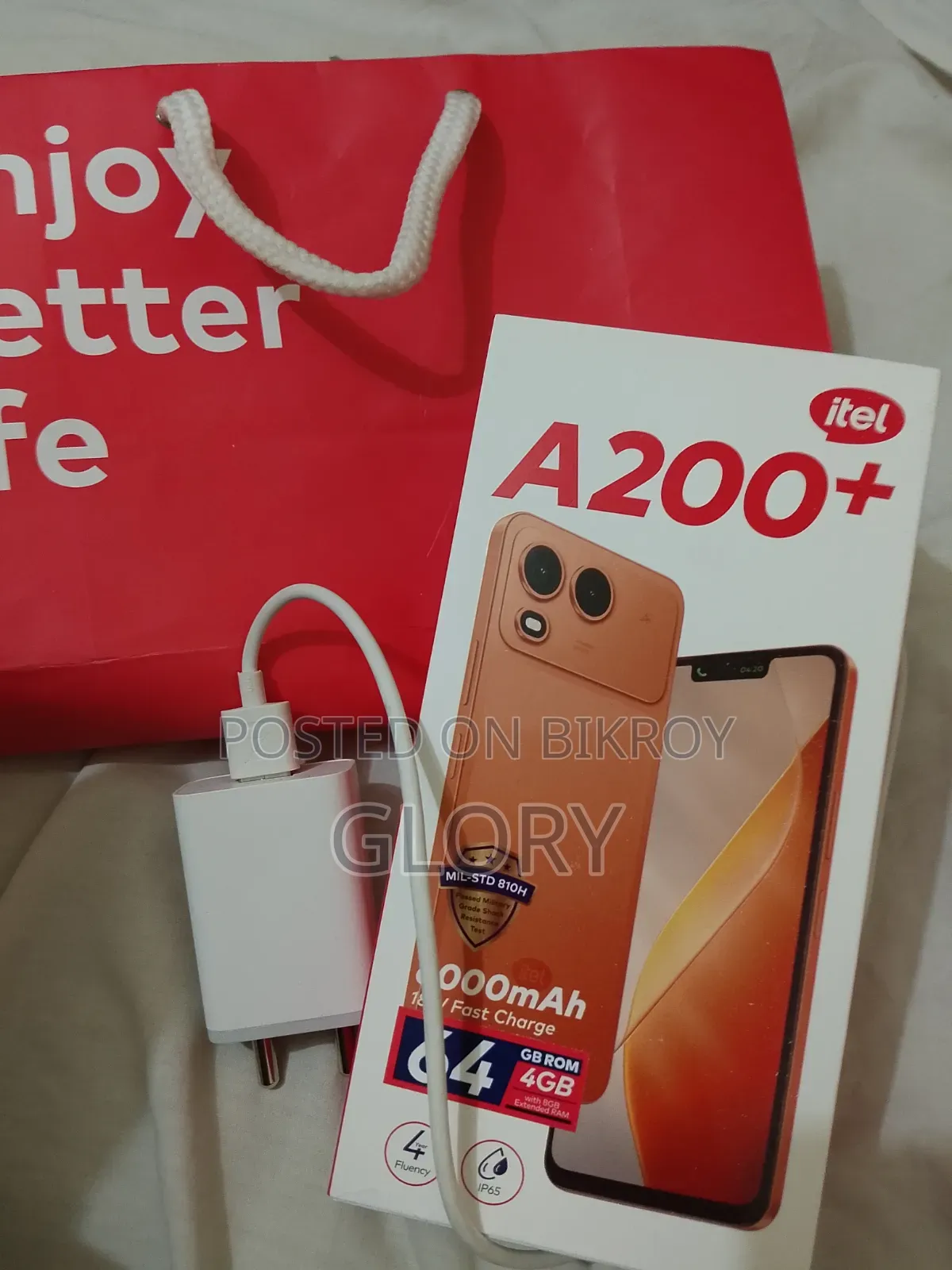 আইটেল এ২০০+ ৬৪ জিবি গোল্ড