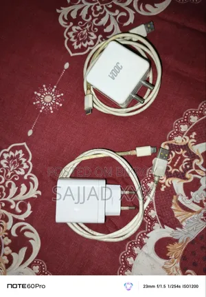 Original Charging Adapter and Cable