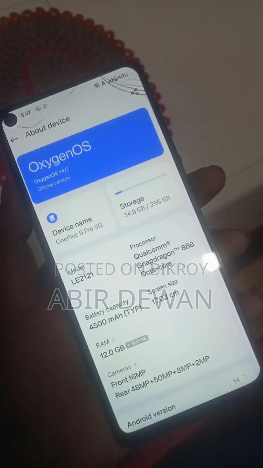 OnePlus 9 Pro 256 GB Black