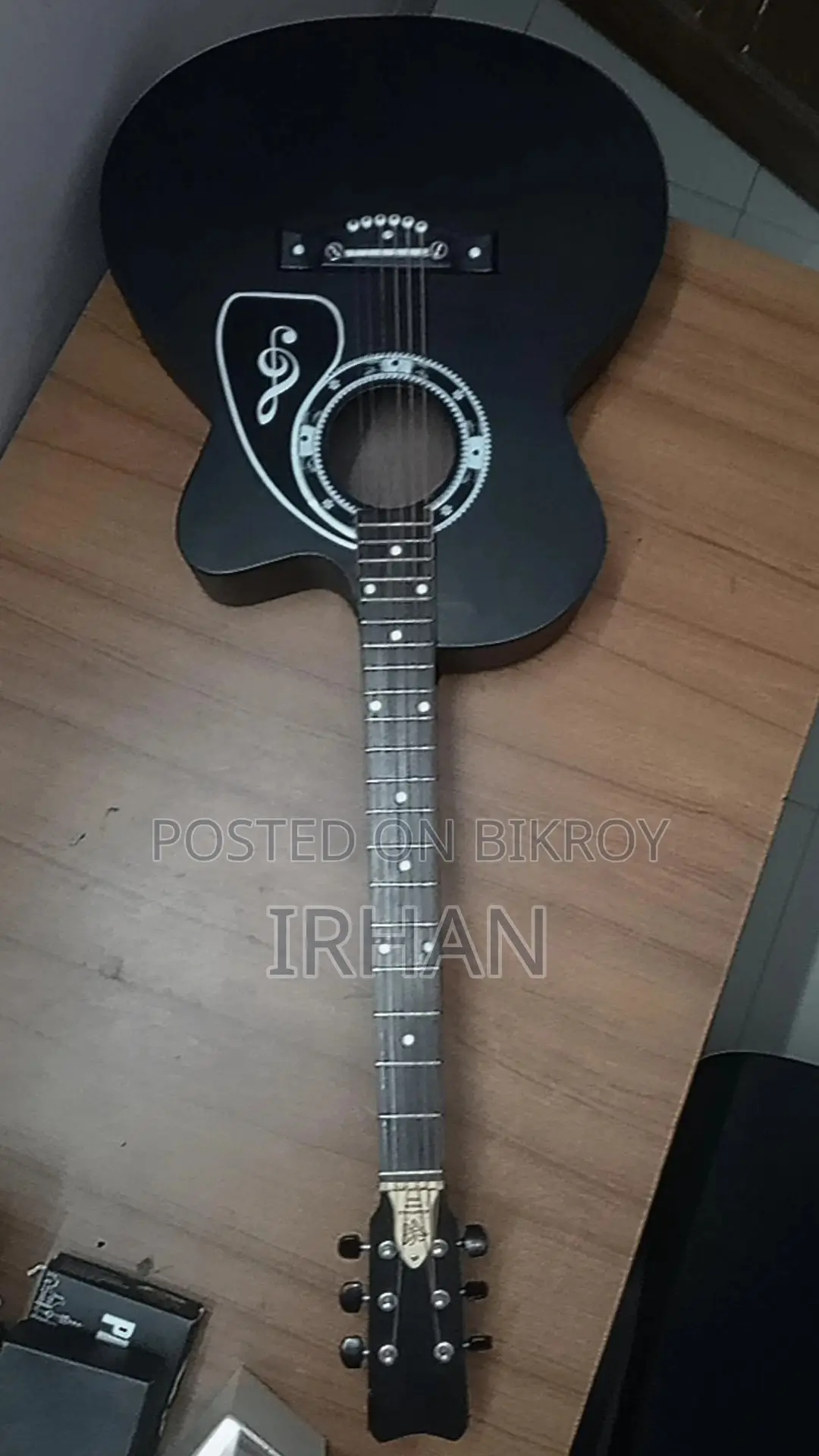 DARK Acoustic Guitar Beginner Friendly New Low Price