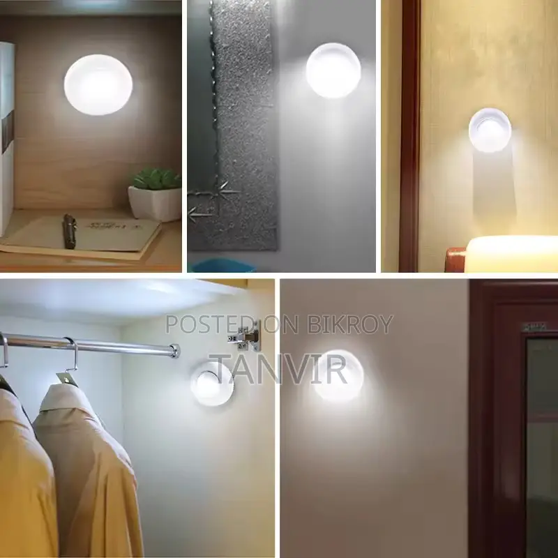Closets Furniture Bedroom Bedside Hand Press LED Night Lamps