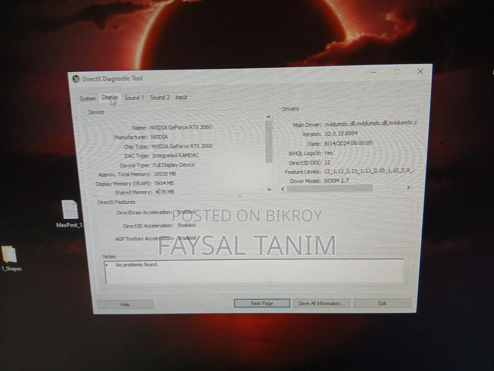 Desktop Computer 8GB Intel Core i5 HDD+SSD 1T