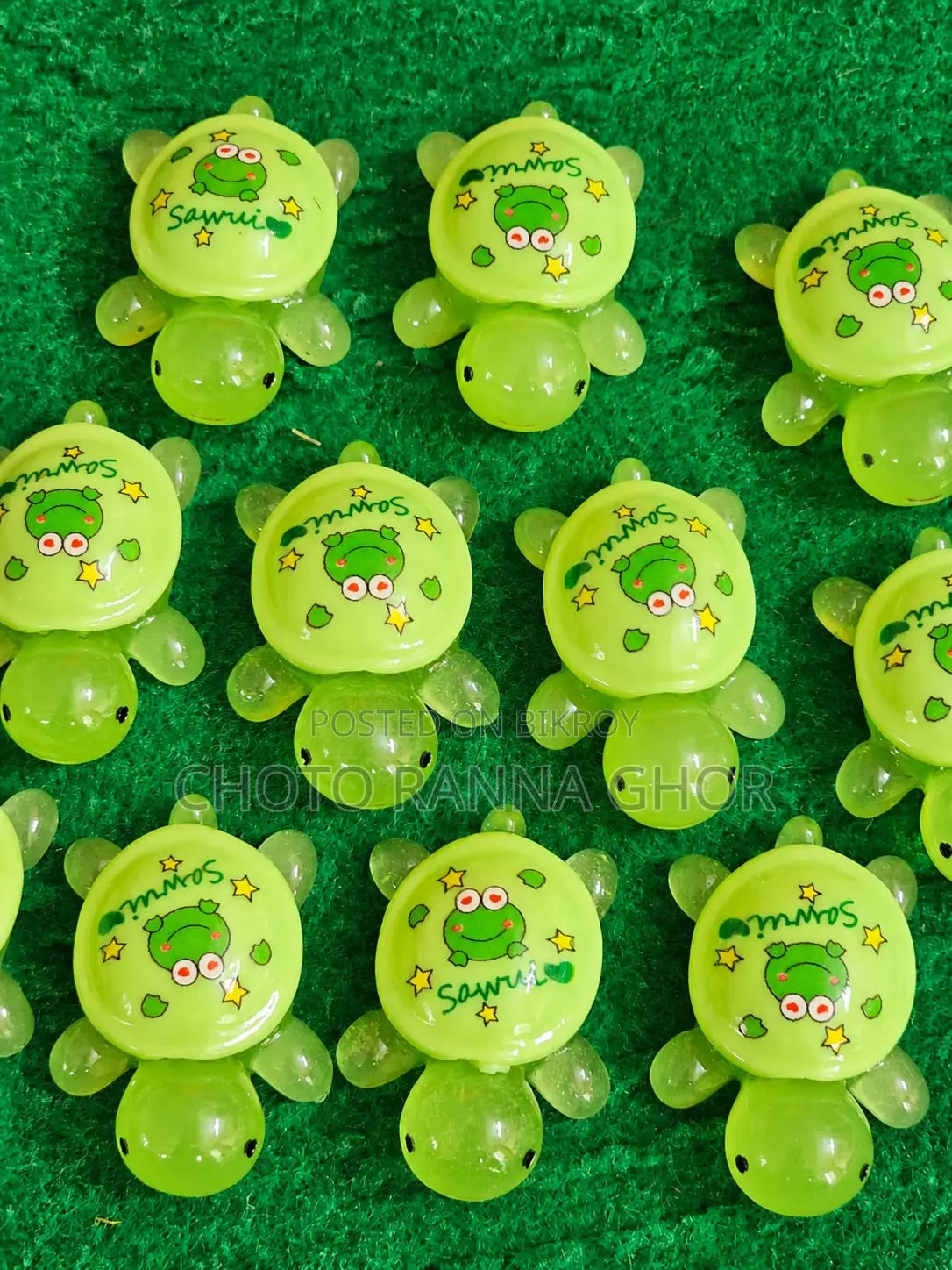 কিউট সবুজ কচ্ছপ খেলনা | Cute Green Turtle Mini Toy