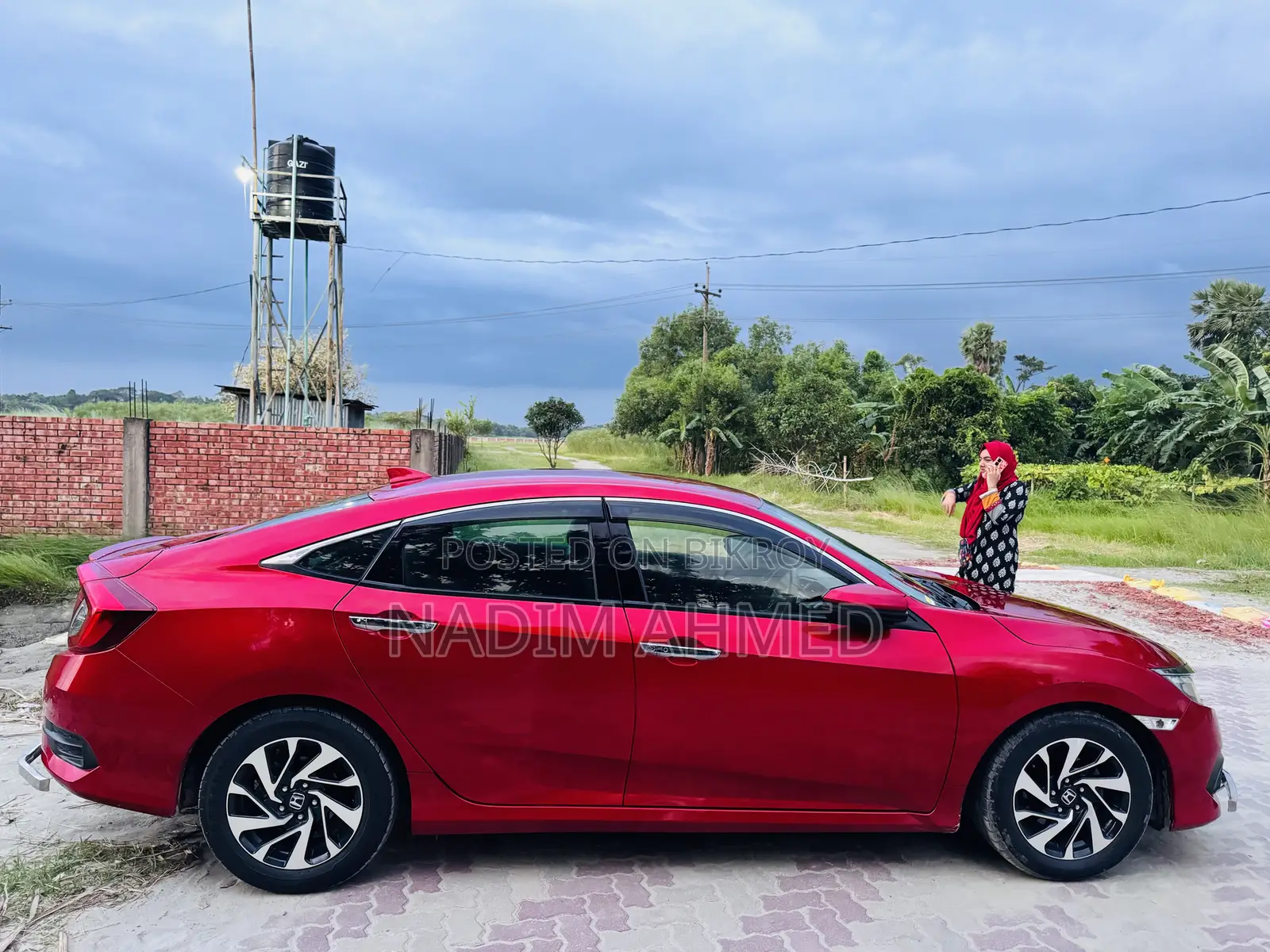 হোন্ডা সিভিক ইএক্স সেডান ২০১৮ লাল