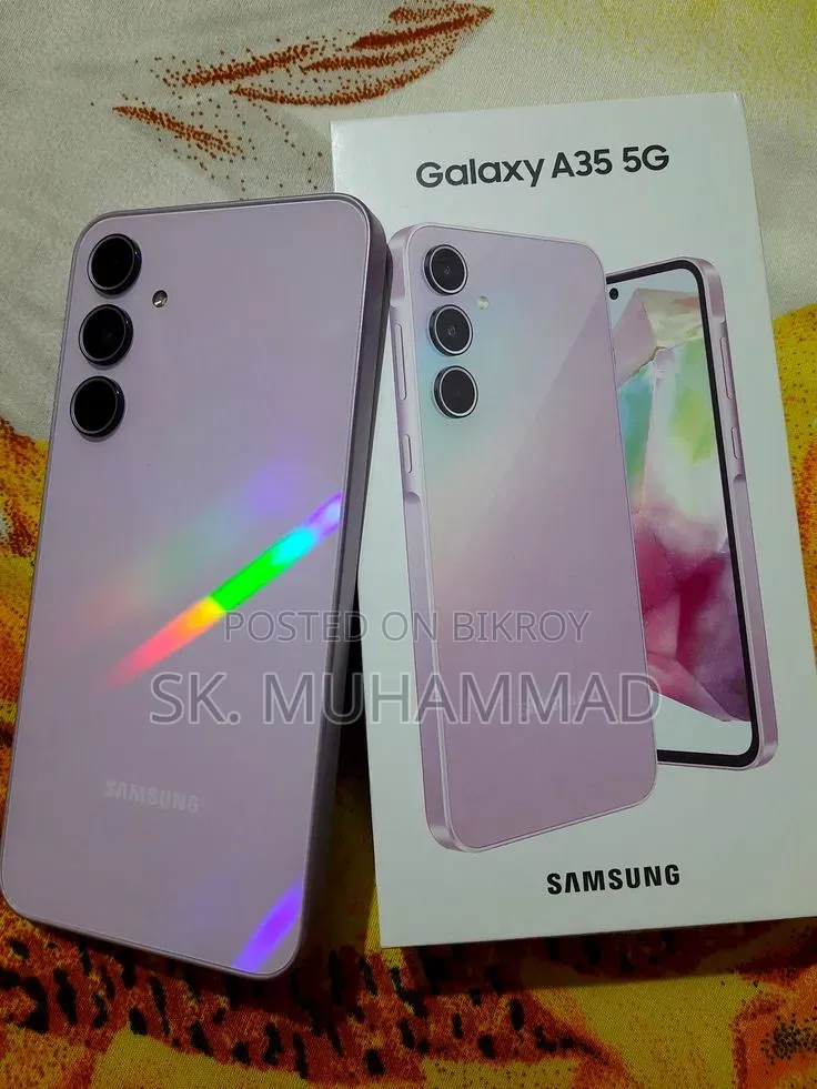 নতুন স্যামসাং গ্যালাক্সি এ৩৫ ১২৮ জিবি পিংক