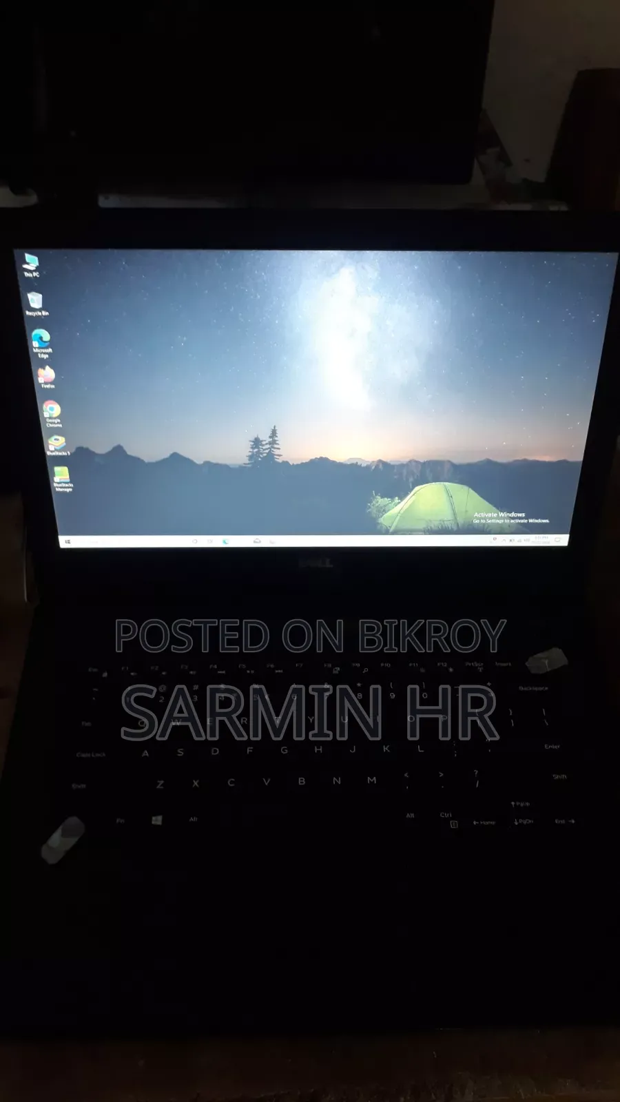 ল্যাপটপ ডেল ইন্সপায়রন ১৫ ৩০০০ ৮জিবি ইন্টেল কোর আই৩ এসএসডি ১২৮জিবি