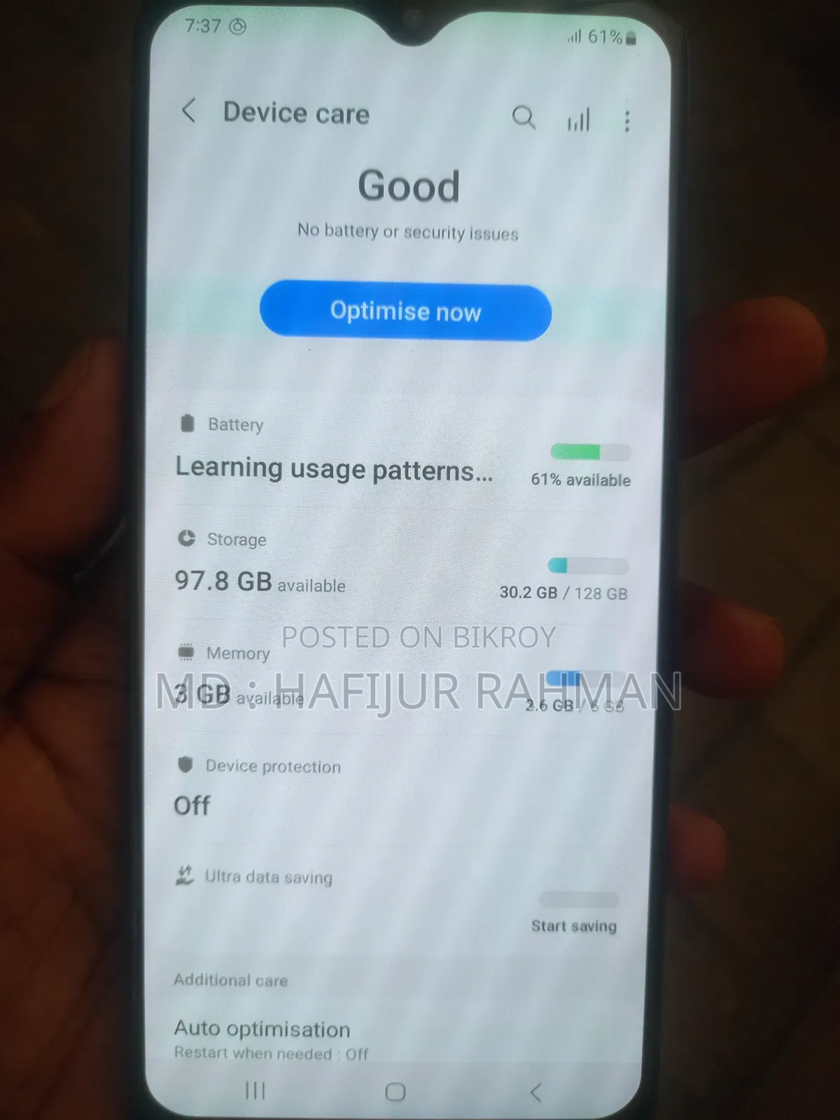 Samsung Galaxy F22 128 GB Black