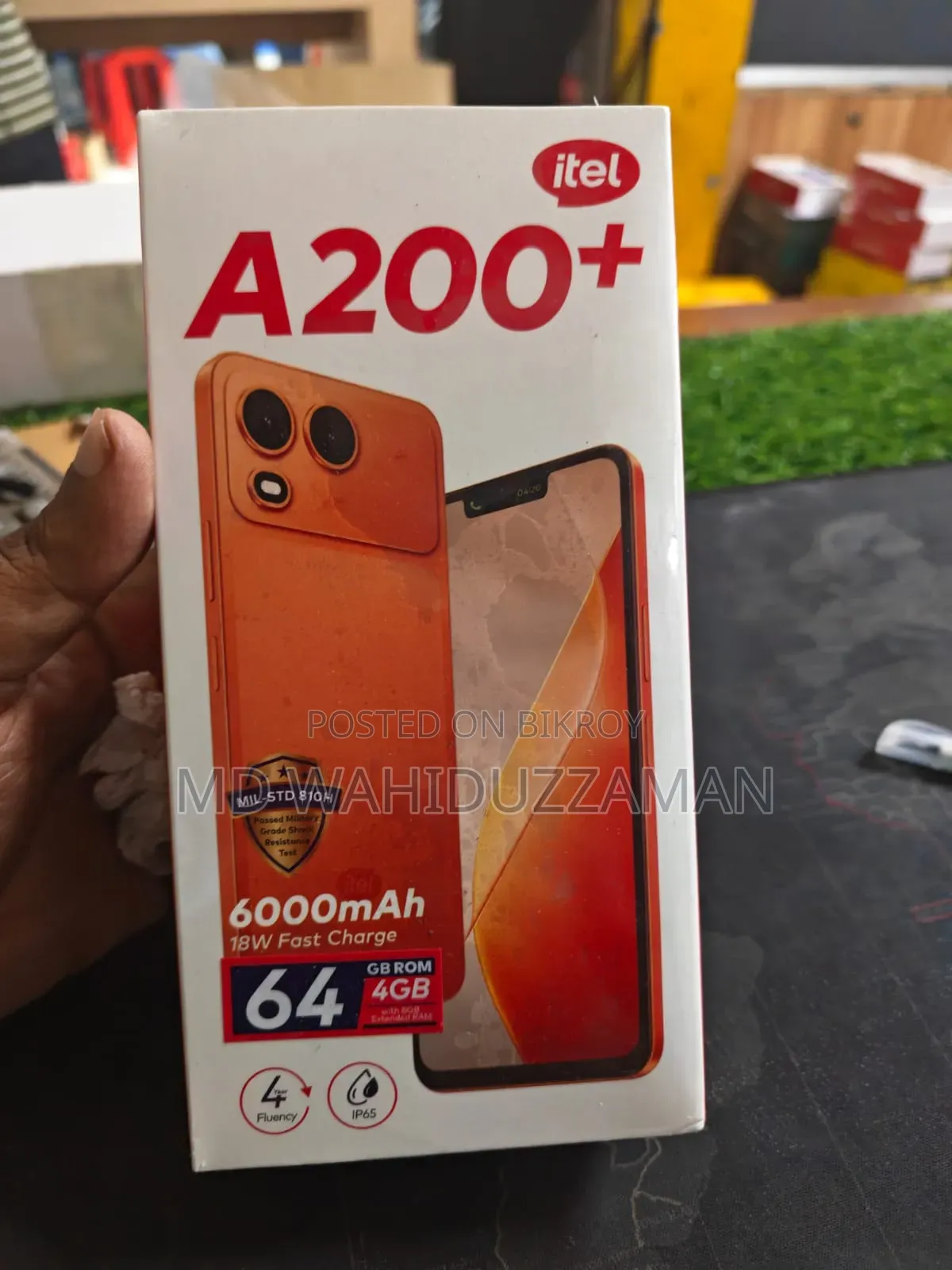 New Itel A200+ 64 GB Orange