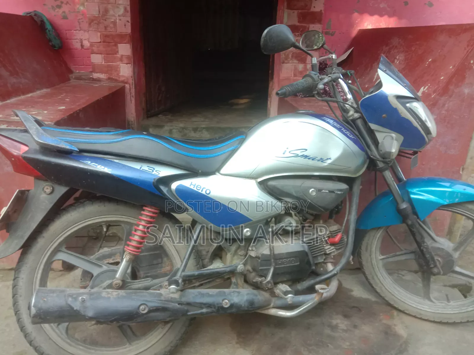 Hero Splendor iSmart 2017 Blue