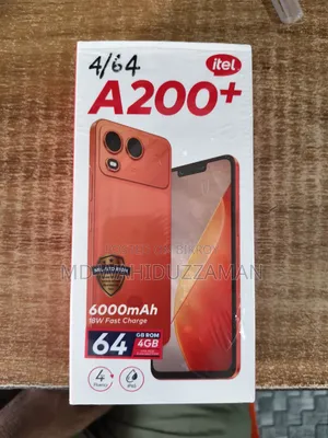 New Itel A200+ 64 GB Orange