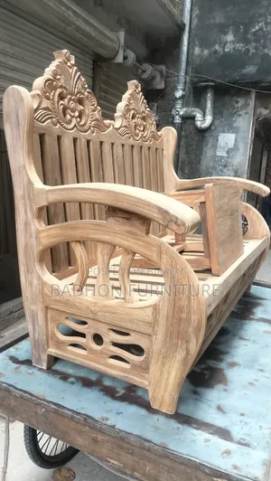 Sofa set for sale, teak wood