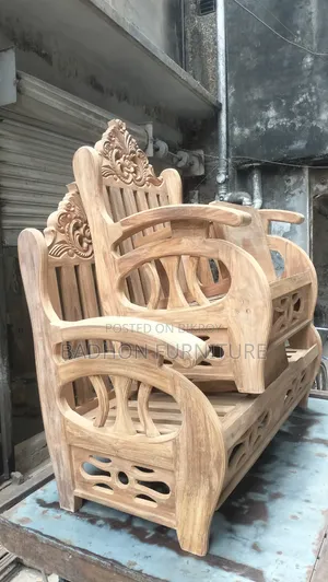 Sofa set for sale, teak wood