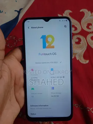 Vivo Y20 64 GB Blue