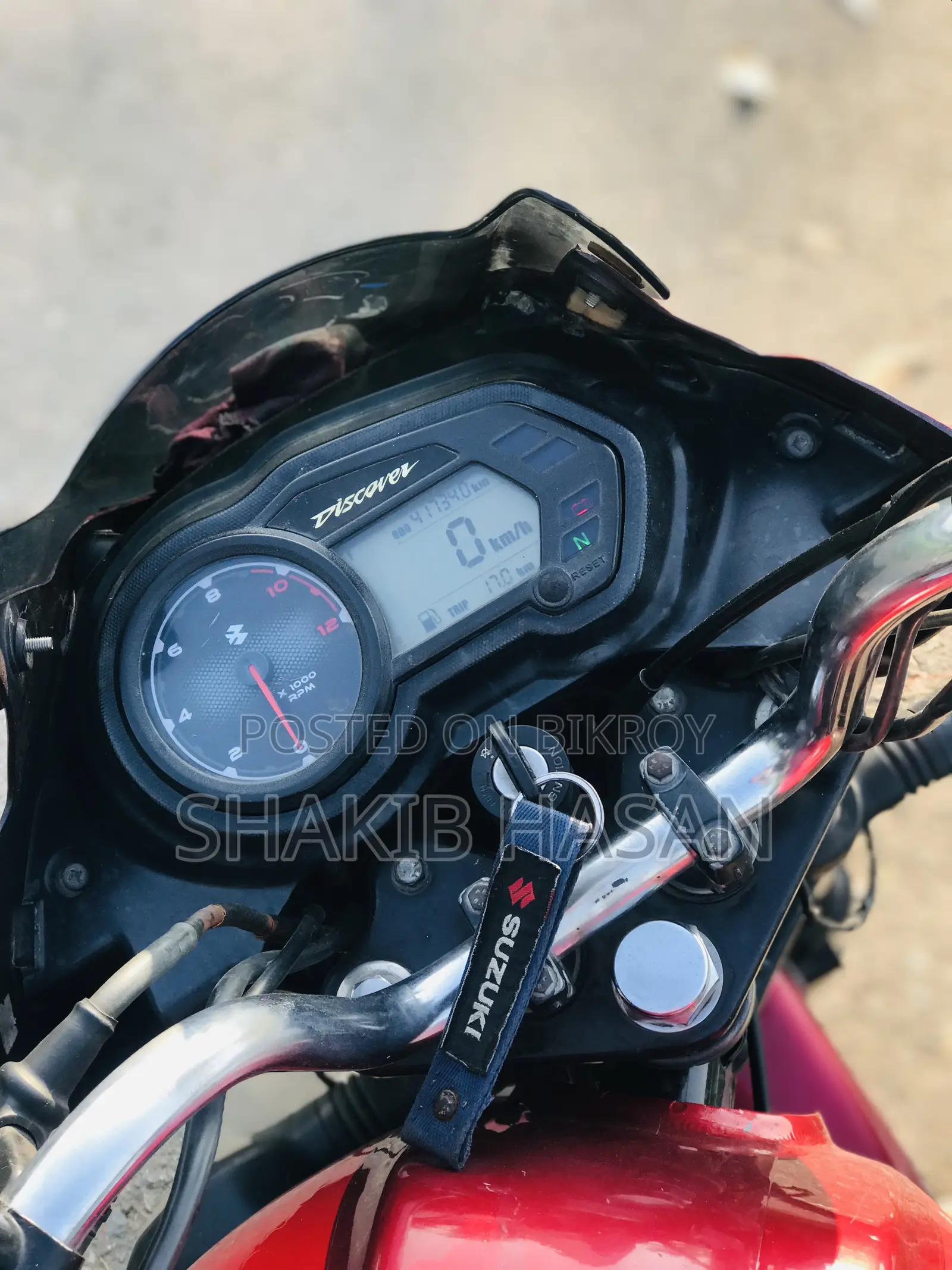বাজাজ ডিসকভার ১১০ ২০২০ লাল