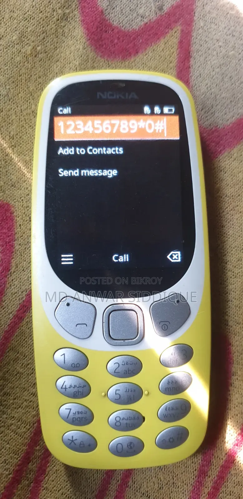 Nokia 3310 Yellow