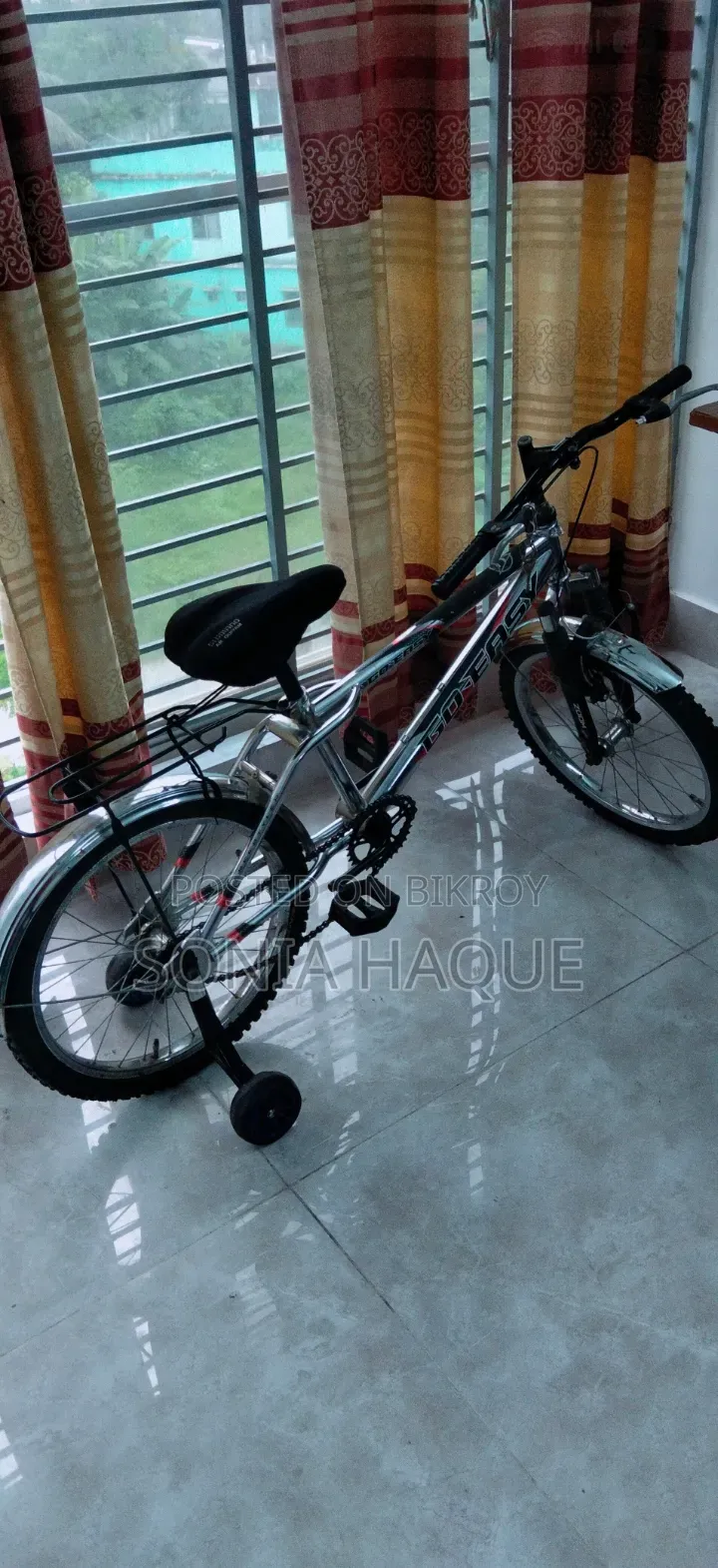 This children's bicycle from Bosila Mohammadpur will be sold