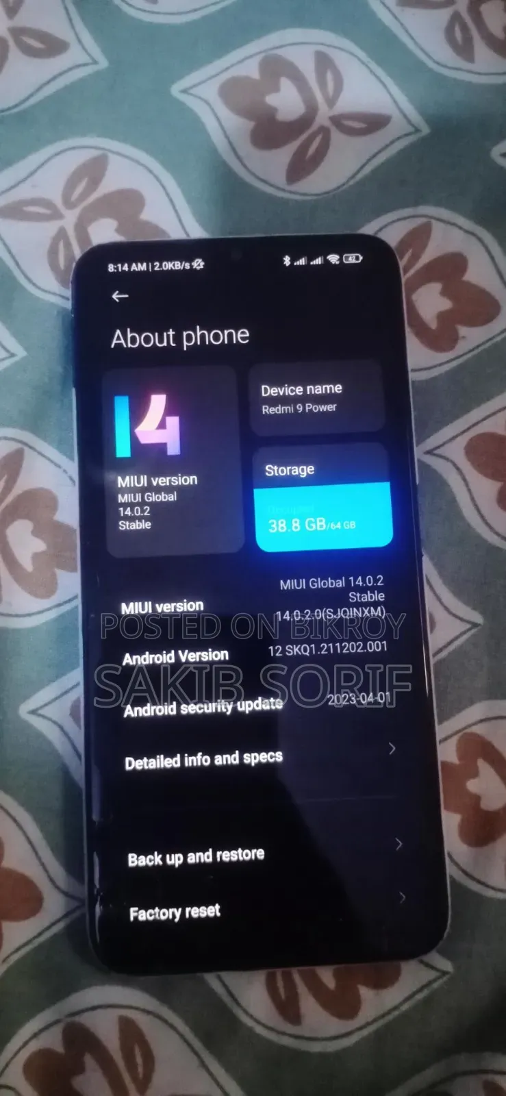 শাওমি রেডমি ৯ পাওয়ার ১২৮ জিবি রেড