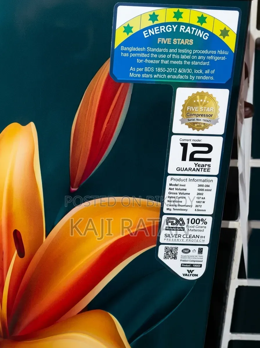 Refrigerator purchased two months ago, completely brand new with no scratches