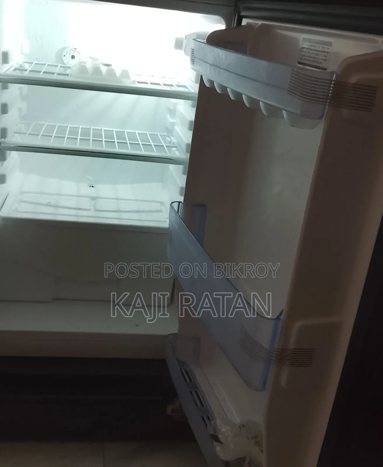 Refrigerator purchased two months ago, completely brand new with no scratches