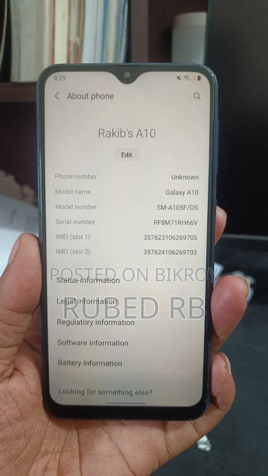 Samsung A10 32 GB Blue