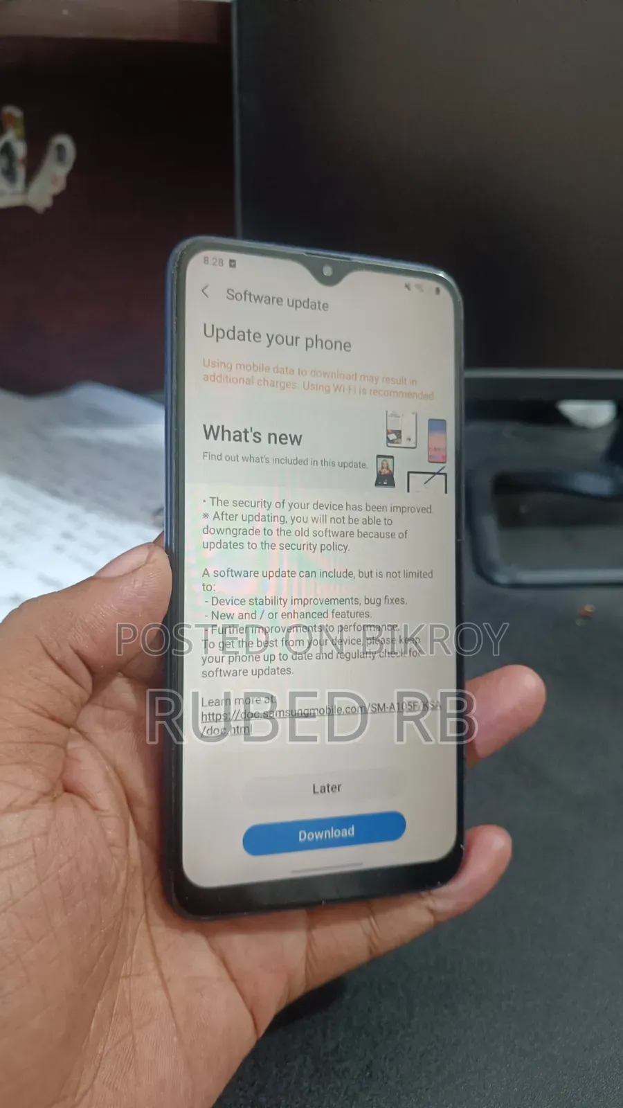 Samsung A10 32 GB Blue