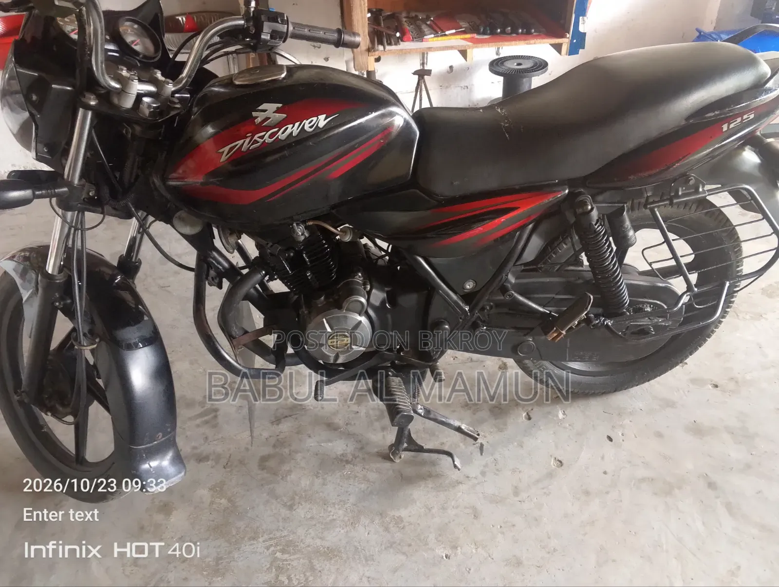 Bajaj Discover 125 2012 Black