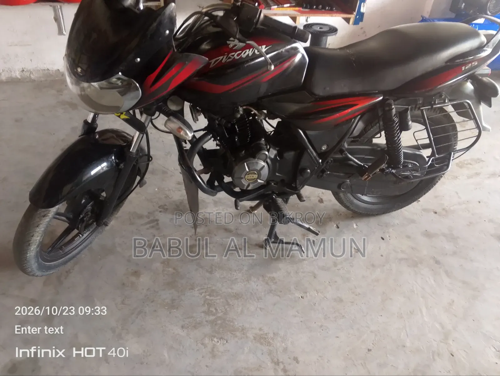 Bajaj Discover 125 2012 Black