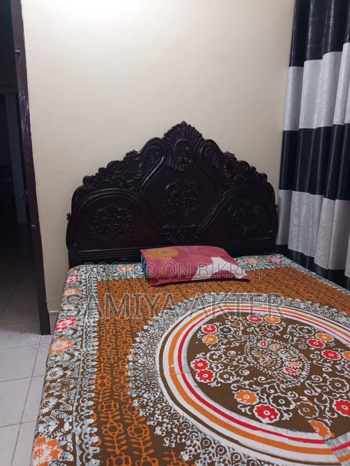 সেগুন কাঠের খাট বিক্রি হবে