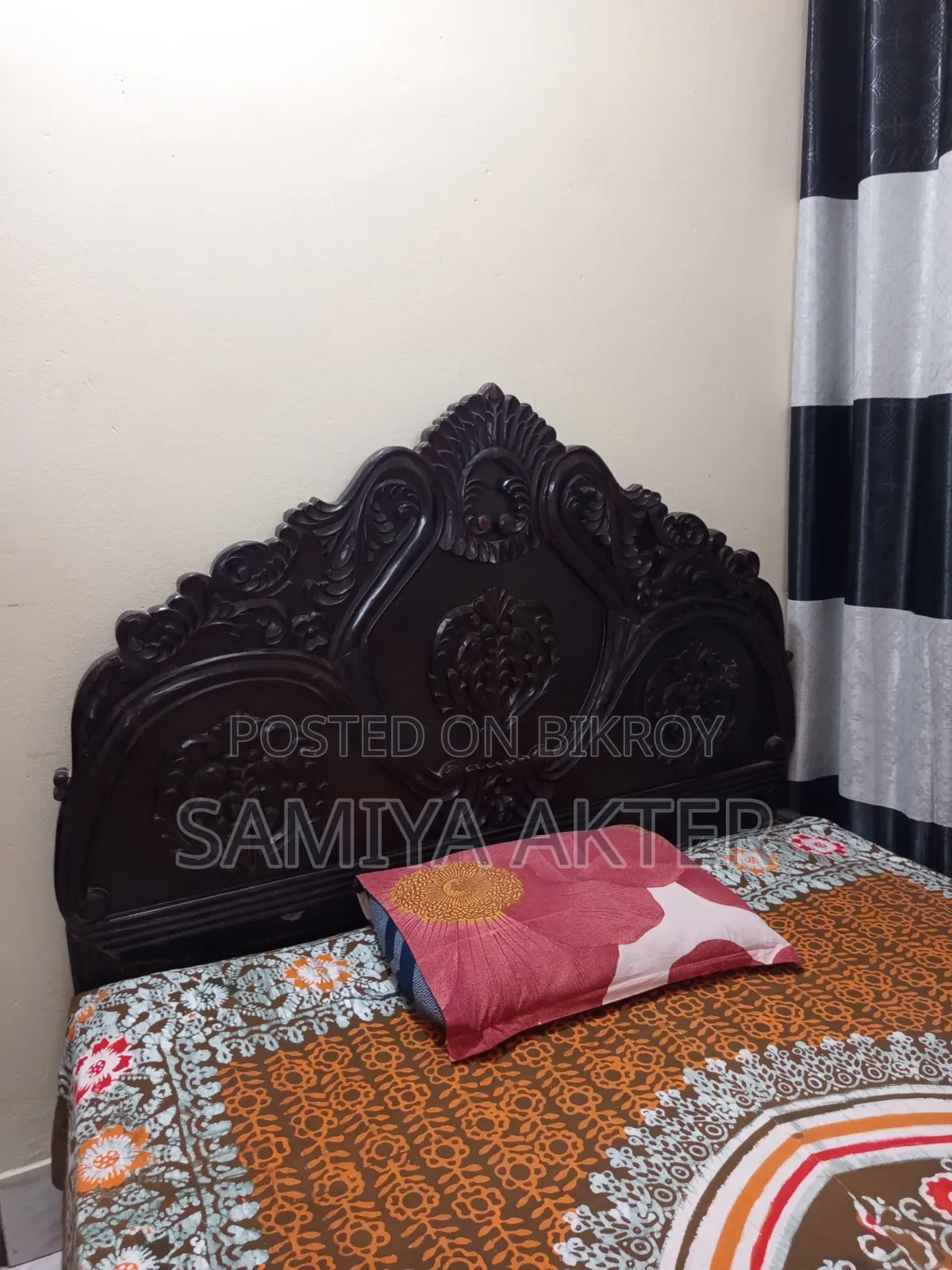 সেগুন কাঠের খাট বিক্রি হবে
