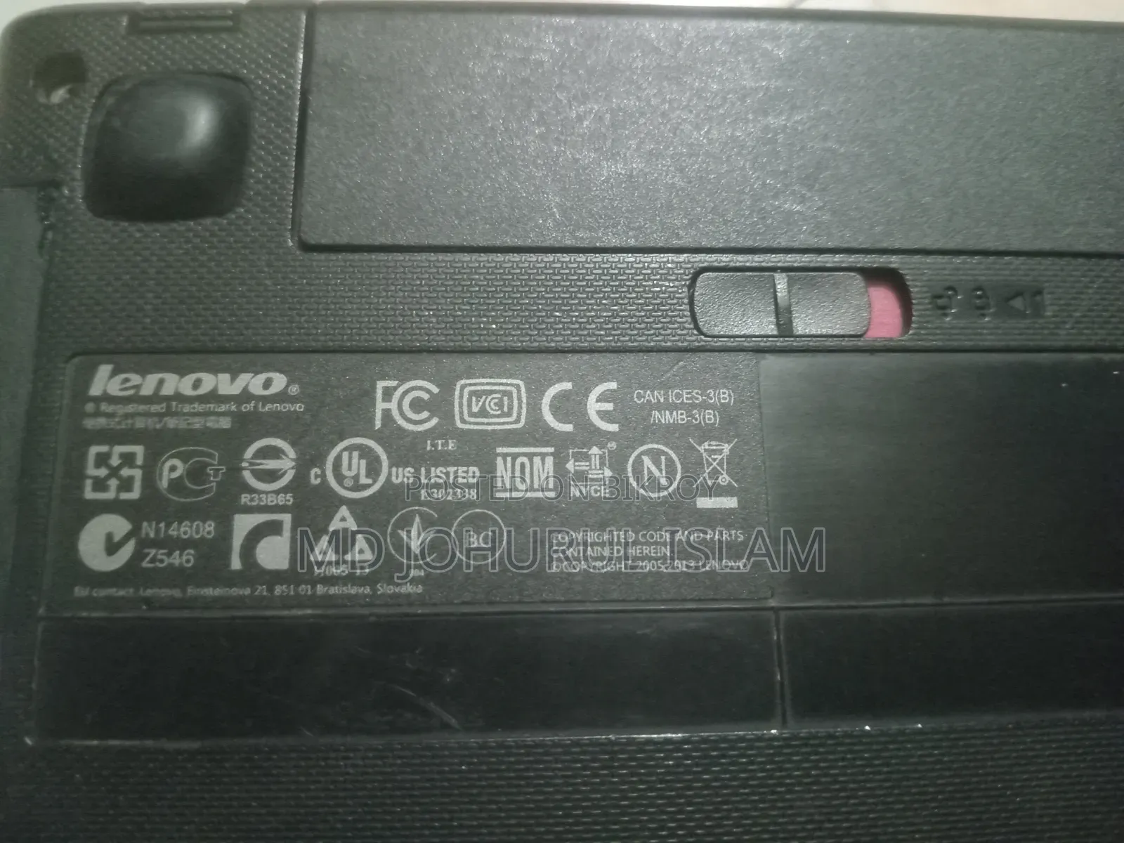 Laptop Lenovo IdeaPad 320 4GB Intel Core i3 HDD 500GB
