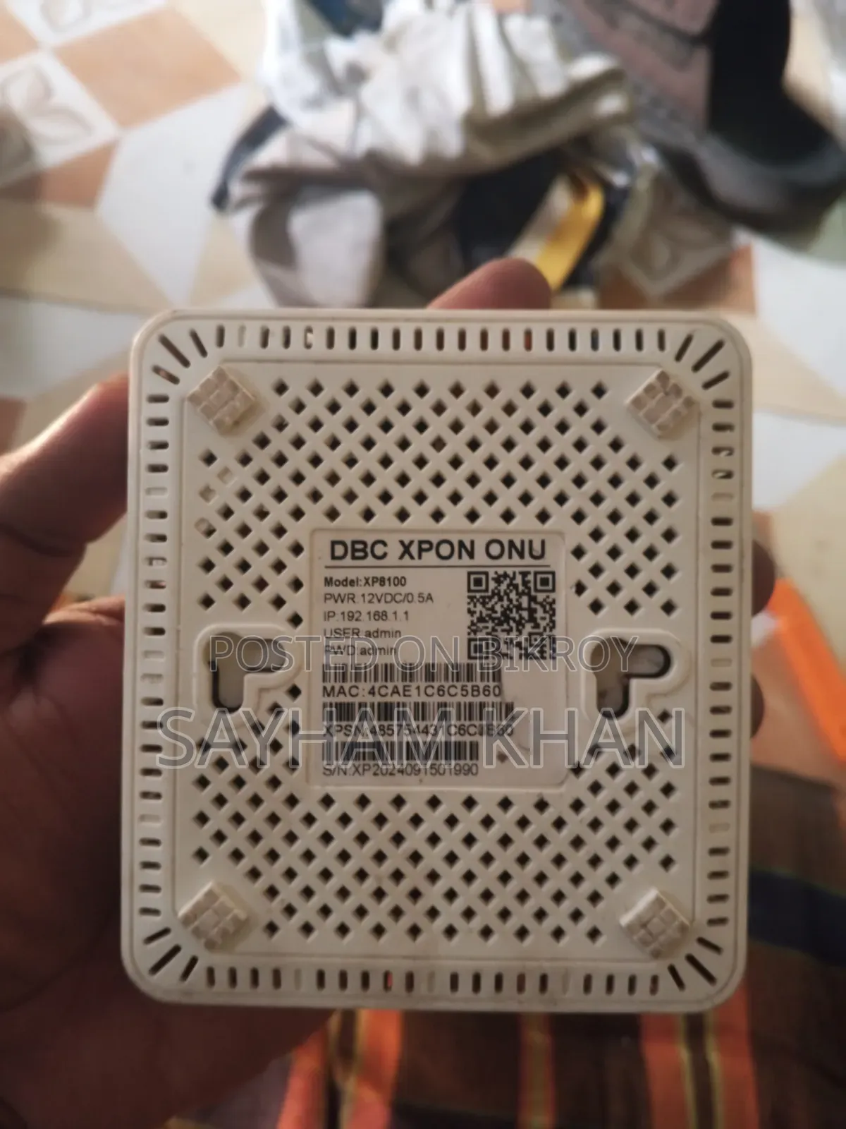 Wifi Router and Onu