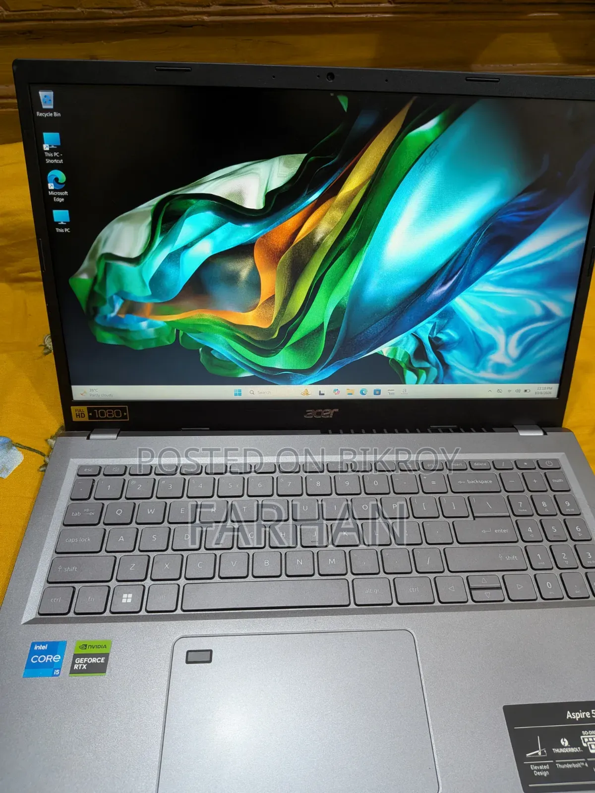 Laptop Acer Aspire 5 8GB Intel Core i5 SSD 512GB