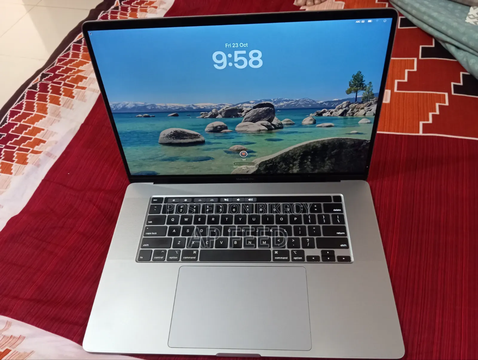 Laptop Apple MacBook Pro 2019 16GB Intel Core i7 SSD 500GB