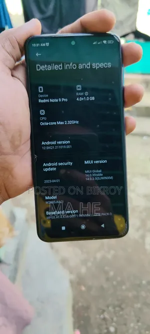 Xiaomi Redmi Note 9 Pro 64 GB Blue