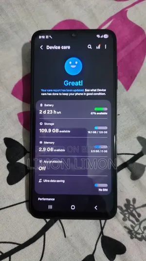 স্যামসাং গ্যালাক্সি এ০৫এস ১২৮ জিবি সবুজ
