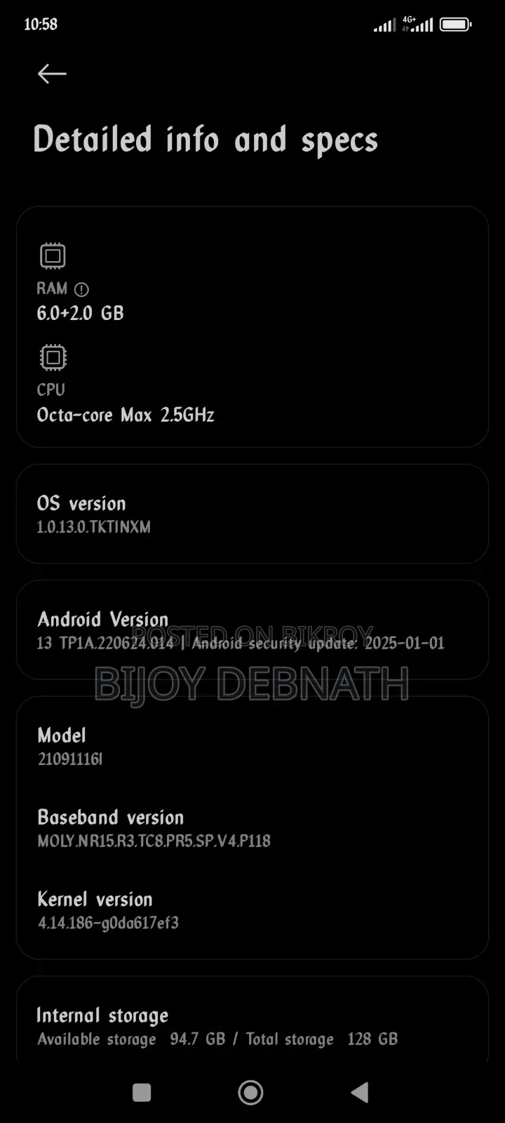 Xiaomi 128 GB Black
