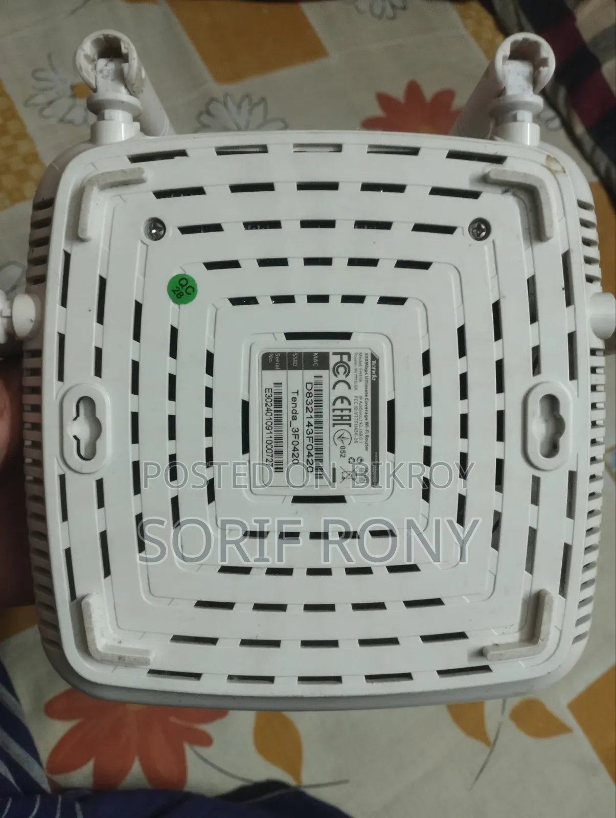 টেন্ডা রাউটার